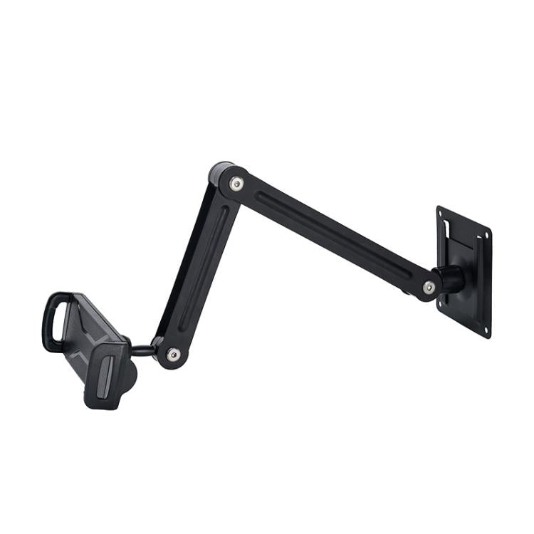 Long Arm Articulated Wall Mount Tablet Holder Adjustable Phone Mount with Detachable Base(Black) - Shower & Wall Mounts by buy2fix | Online Shopping UK | buy2fix