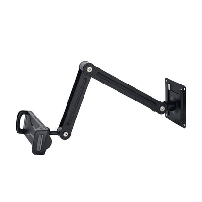Long Arm Articulated Wall Mount Tablet Holder Adjustable Phone Mount with Detachable Base(Black) - Shower & Wall Mounts by buy2fix | Online Shopping UK | buy2fix