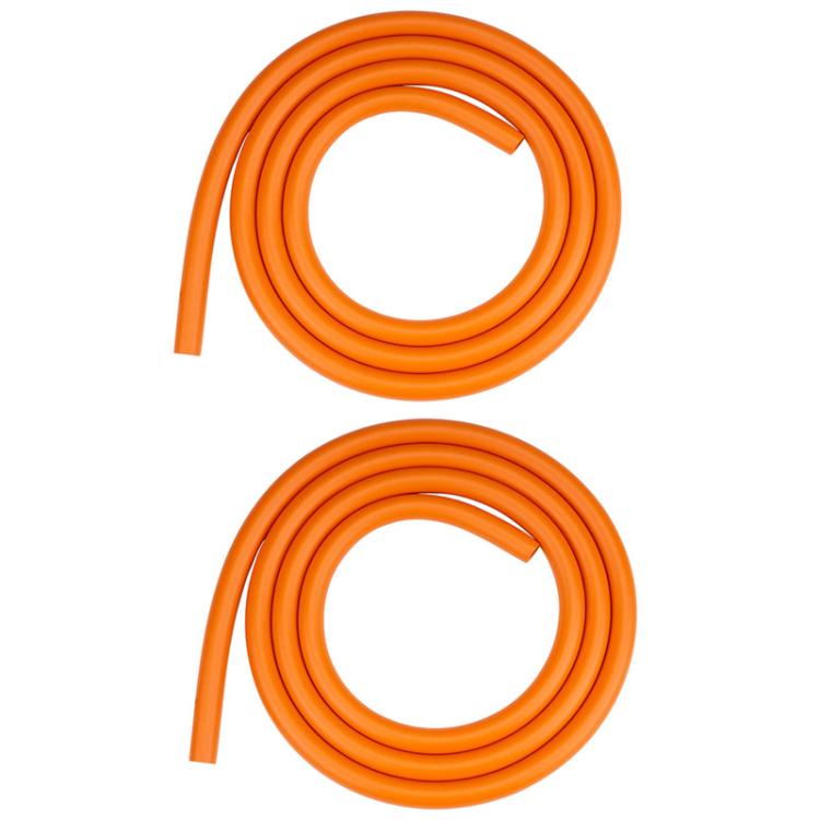 2pcs ZTTO 1.5m Bicycle Brake Shifter Cable Anti-Rattle Soundproof Foam Tube(Orange) - Bicycle Brake Parts by ZTTO | Online Shopping UK | buy2fix