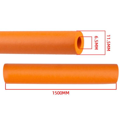 2pcs ZTTO 1.5m Bicycle Brake Shifter Cable Anti-Rattle Soundproof Foam Tube(Orange) - Bicycle Brake Parts by ZTTO | Online Shopping UK | buy2fix