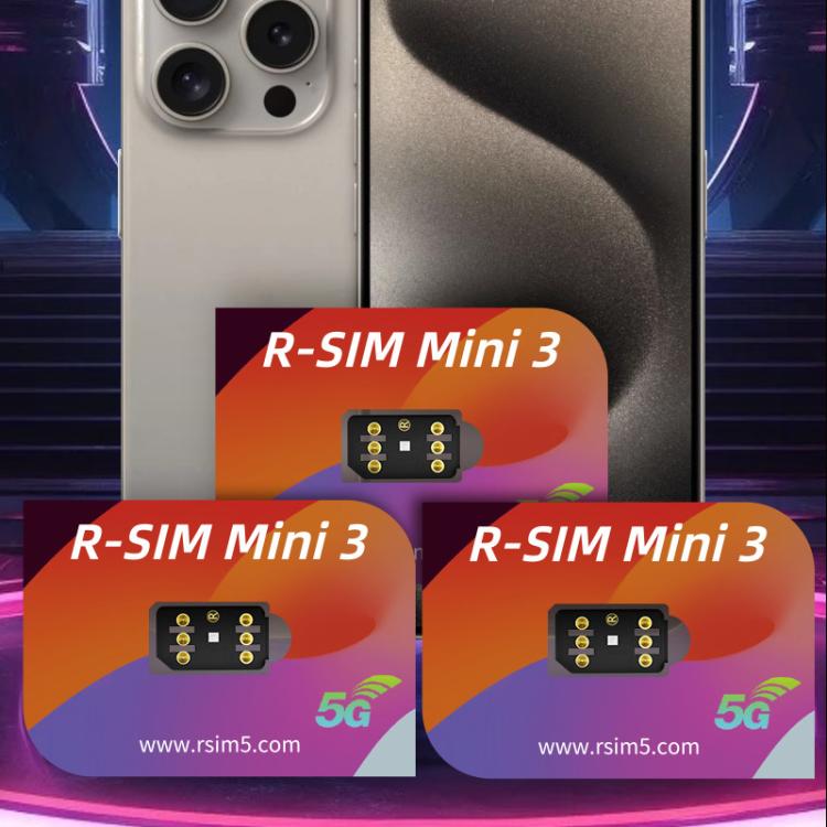 R-SIM Mini 3 SIM Unlock Chip For iPhone 13-16 Dual SIM Models - Unlock SIM Card by buy2fix | Online Shopping UK | buy2fix