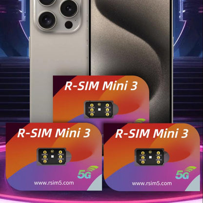 R-SIM Mini 3 SIM Unlock Chip For iPhone 13-16 Dual SIM Models - Unlock SIM Card by buy2fix | Online Shopping UK | buy2fix