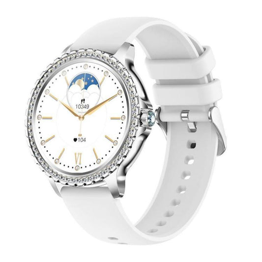 Bluetooth Calling AI Voice Assistant Life Waterproof Sports Smartwatch, Color: Silver Gray Silicone Strap - Smart Watches by buy2fix | Online Shopping UK | buy2fix