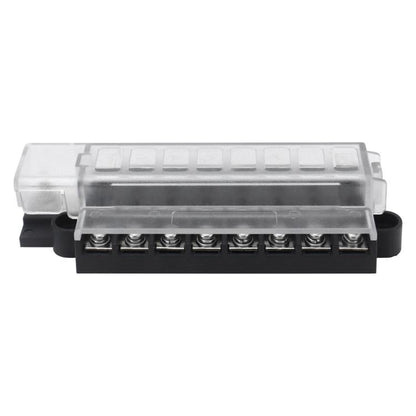 Automotive 8-way Fuse Box Terminal Block With Transparent Cover(CP-5099) - Fuse by buy2fix | Online Shopping UK | buy2fix