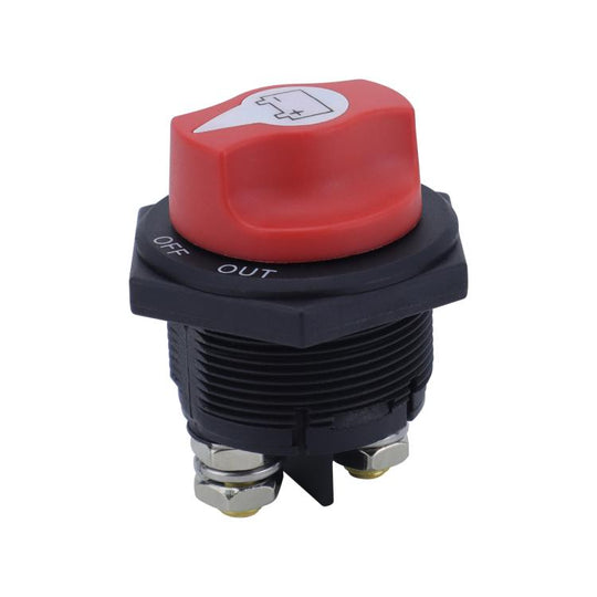 200A DC Brass Conductive RV Yacht Leak-proof Battery Switch(White With OUT Style 1 Removable)