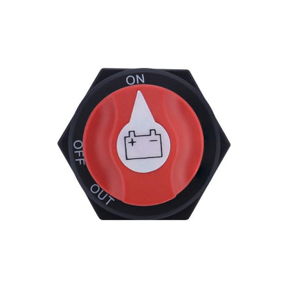 200A DC Brass Conductive RV Yacht Leak-proof Battery Switch(White With OUT Style 1 Removable) - Car Switches by buy2fix | Online Shopping UK | buy2fix