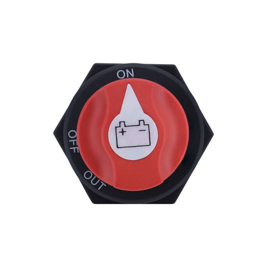 200A DC Brass Conductive RV Yacht Leak-proof Battery Switch(White With OUT Style 1 Removable) - Car Switches by buy2fix | Online Shopping UK | buy2fix