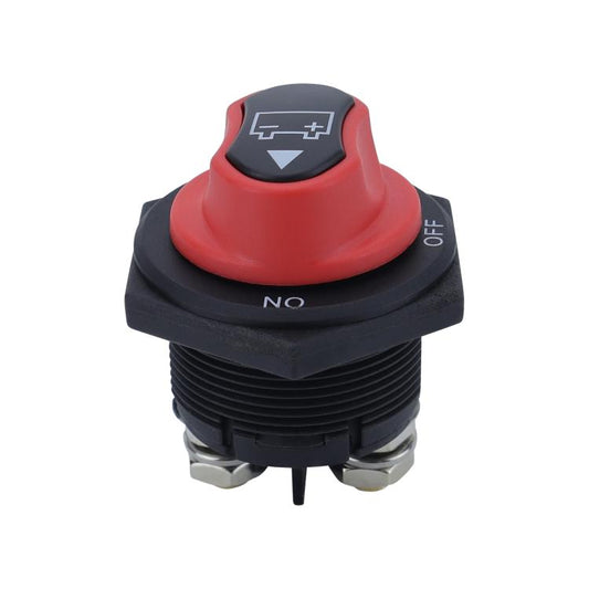 200A DC Brass Conductive RV Yacht Leak-proof Battery Switch(Black Without OUT Style 2 Non-removable) - Car Switches by buy2fix | Online Shopping UK | buy2fix