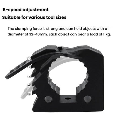 Car Quick-Fix Adjustable Rubber Clip Installation Clamp, Specification: 4 Red 4 Black - Marine Accessories & Parts by buy2fix | Online Shopping UK | buy2fix