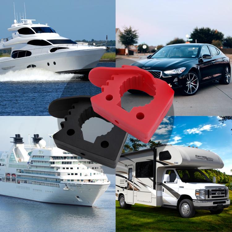 Car Quick-Fix Adjustable Rubber Clip Installation Clamp, Specification: 2 Red 2 Black - Marine Accessories & Parts by buy2fix | Online Shopping UK | buy2fix