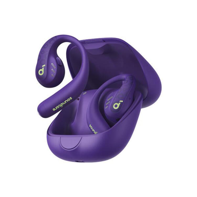 ANKER A3871 Soundcore AeroFit Pro Noise Reduction HD Sound Quality Bone Conduction Wireless Bluetooth Earphones(Purple) - Bluetooth Earphone by ANKER | Online Shopping UK | buy2fix