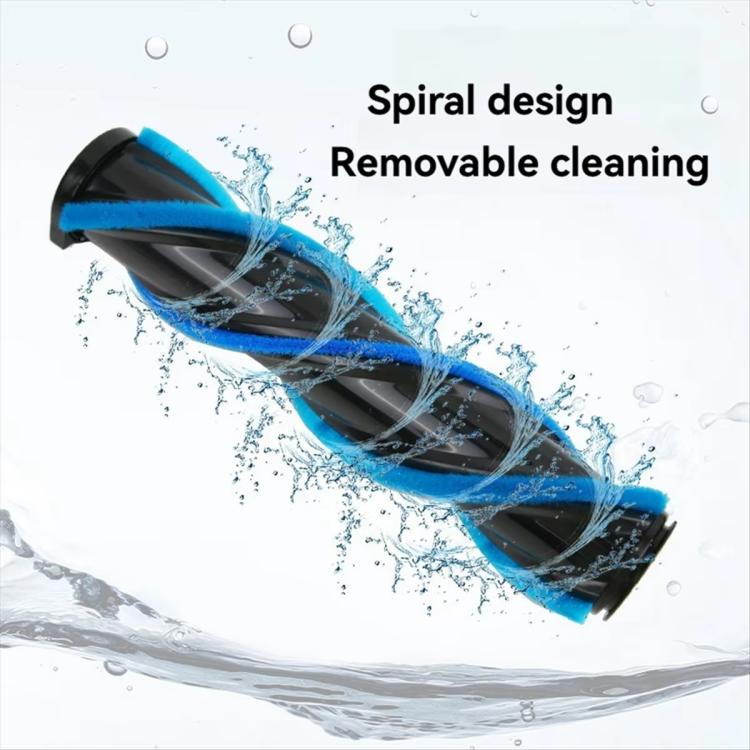 For INSE Vacuum Cleaner Head Brush Soft Roller Suction Head Accessories(Black) - Other Accessories by buy2fix | Online Shopping UK | buy2fix