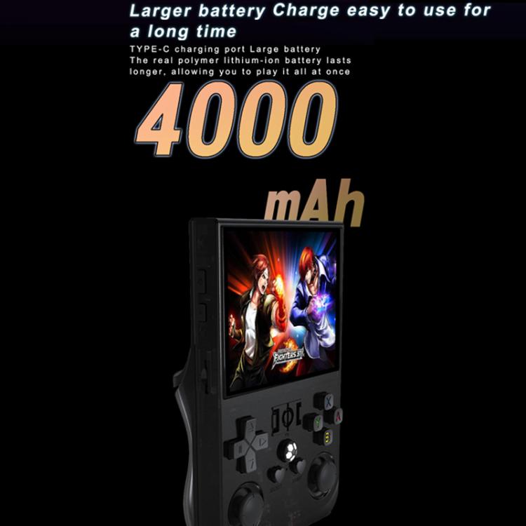 Portable Open Source GBA/FC Arcade Handheld Game Console, Size: 128G(Transparent Black) - Pocket Console by buy2fix | Online Shopping UK | buy2fix