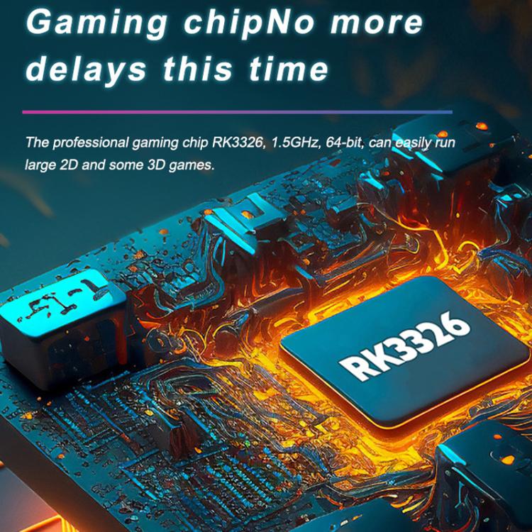 Portable Open Source GBA/FC Arcade Handheld Game Console, Size: 64G(Transparent Red) - Pocket Console by buy2fix | Online Shopping UK | buy2fix