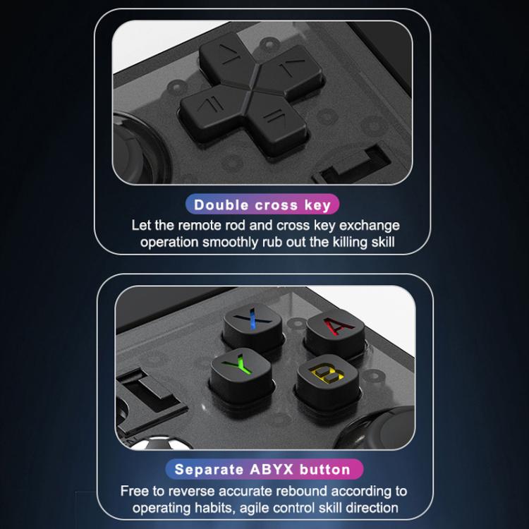 Portable Open Source GBA/FC Arcade Handheld Game Console, Size: 128G(Transparent Gray) - Pocket Console by buy2fix | Online Shopping UK | buy2fix