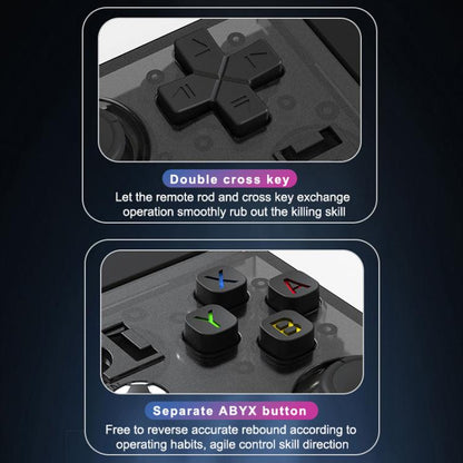 Portable Open Source GBA/FC Arcade Handheld Game Console, Size: 64G(Transparent Black) - Pocket Console by buy2fix | Online Shopping UK | buy2fix