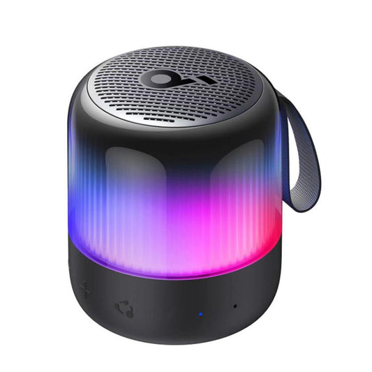 ANKER A3136 Soundcore Glow Mini Neon Subwoofer Wireless Bluetooth Small Speaker(Black) - Mini Speaker by ANKER | Online Shopping UK | buy2fix