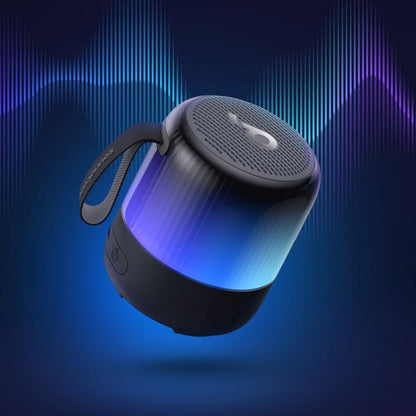 ANKER A3136 Soundcore Glow Mini Neon Subwoofer Wireless Bluetooth Small Speaker(Black) - Mini Speaker by ANKER | Online Shopping UK | buy2fix