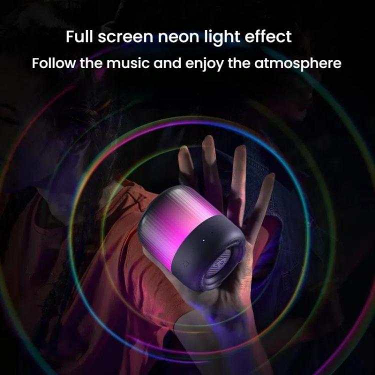 ANKER A3136 Soundcore Glow Mini Neon Subwoofer Wireless Bluetooth Small Speaker(Black) - Mini Speaker by ANKER | Online Shopping UK | buy2fix