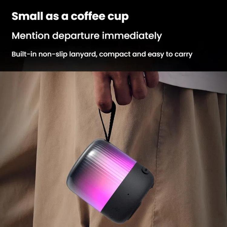 ANKER A3136 Soundcore Glow Mini Neon Subwoofer Wireless Bluetooth Small Speaker(Black) - Mini Speaker by ANKER | Online Shopping UK | buy2fix