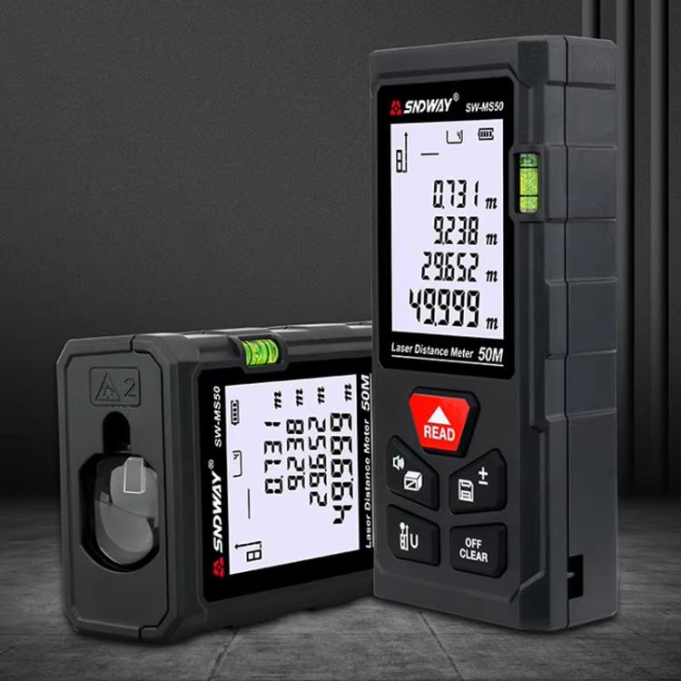 SNDWAY SW-MS100 100M Laser Distance Measuring Instrument High Precision Laser Ruler - Laser Rangefinder by SNDWAY | Online Shopping UK | buy2fix