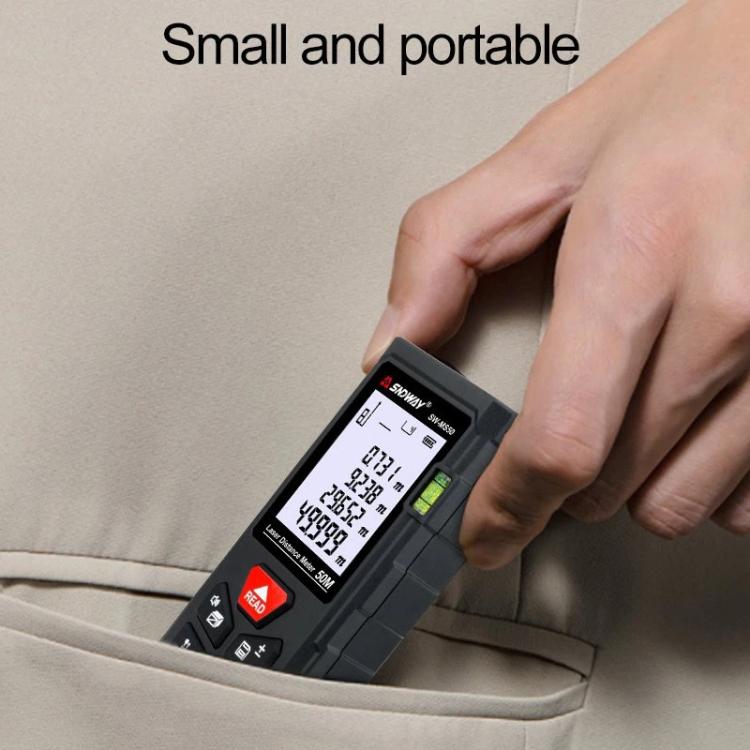 SNDWAY SW-MS50 50M Laser Distance Measuring Instrument High Precision Laser Ruler - Laser Rangefinder by SNDWAY | Online Shopping UK | buy2fix