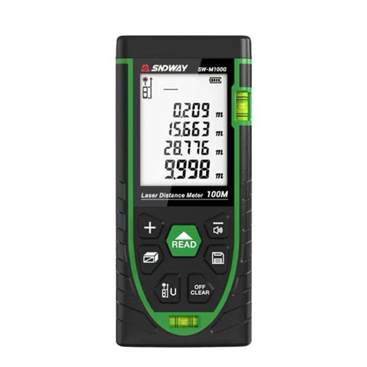 SNDWAY SW-M100G 100M Indoor Outdoor General Purpose Green Laser Range Finder - Laser Rangefinder by SNDWAY | Online Shopping UK | buy2fix