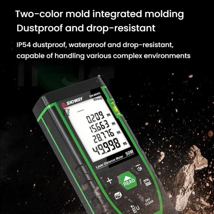 SNDWAY SW-M70G 70M Indoor Outdoor General Purpose Green Laser Range Finder - Laser Rangefinder by SNDWAY | Online Shopping UK | buy2fix