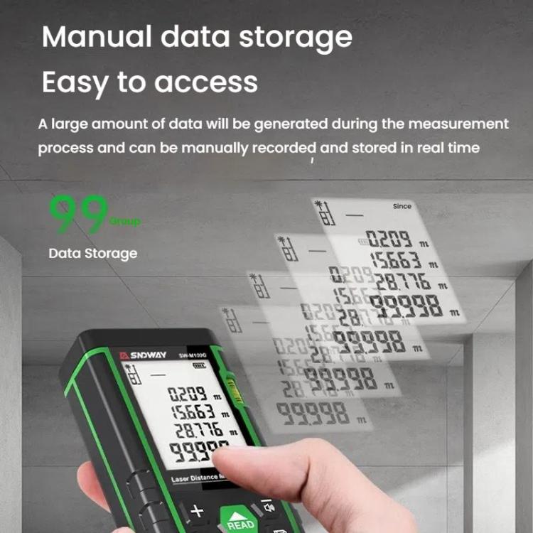 SNDWAY SW-M70G 70M Indoor Outdoor General Purpose Green Laser Range Finder - Laser Rangefinder by SNDWAY | Online Shopping UK | buy2fix