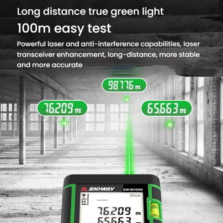 SNDWAY SW-M70G 70M Indoor Outdoor General Purpose Green Laser Range Finder - Laser Rangefinder by SNDWAY | Online Shopping UK | buy2fix