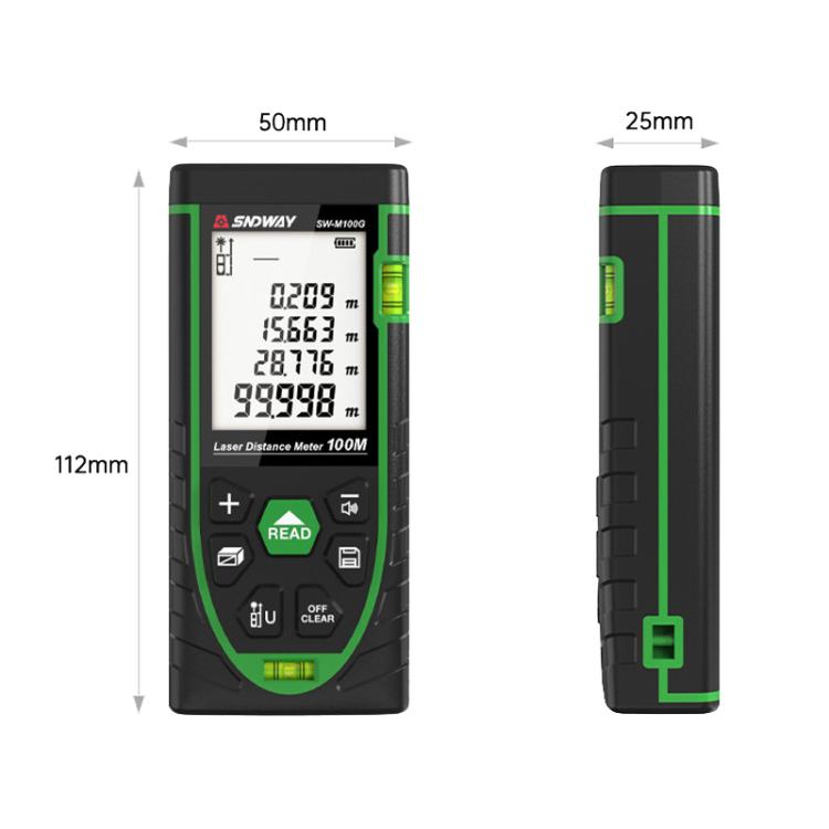 SNDWAY SW-M70G 70M Indoor Outdoor General Purpose Green Laser Range Finder - Laser Rangefinder by SNDWAY | Online Shopping UK | buy2fix