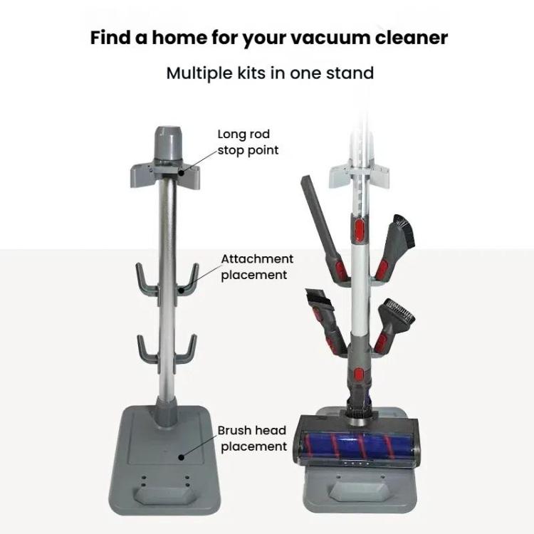 Universal Stand Holder for Cordless Stick Vacuum For Dyson, Xiaomi, Bissell, Shark, Midea, Whirlpool & More(Black) - For Dyson Accessories by buy2fix | Online Shopping UK | buy2fix