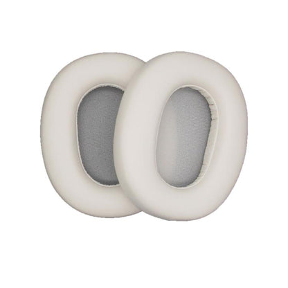 For Edifier W830NB 1pair Bluetooth Headset Leather Sponge Cover Earmuffs(White) - Earmuff & Pad by buy2fix | Online Shopping UK | buy2fix