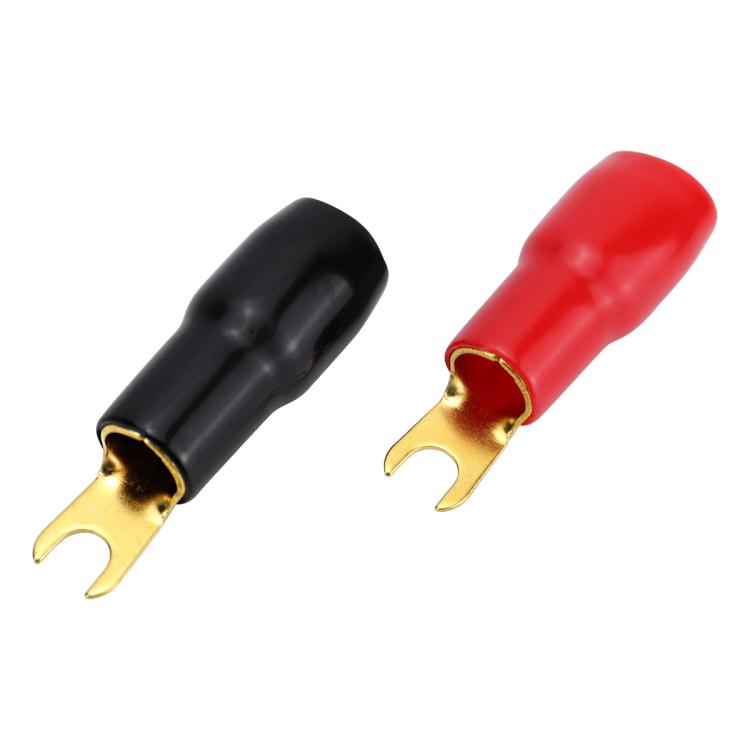 Car Audio Modification Brass Terminal Insulation Soft Sheath Set - Booster Cable & Clip by buy2fix | Online Shopping UK | buy2fix