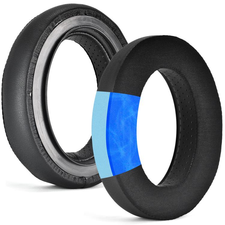 1pair Ice Feeling Earpads For Sennheiser HD650, HD660 S, HD600, HD580, HD565, HD545, HD535 Replacement Earmuffs(Black) - Earmuff & Pad by buy2fix | Online Shopping UK | buy2fix