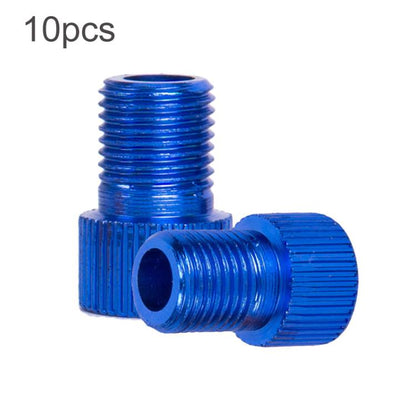 10pcs ZTTO Mountain Road Bicycle Presta To Schrader Valve Converter Kit(Blue) - Tire Valve Caps by ZTTO | Online Shopping UK | buy2fix