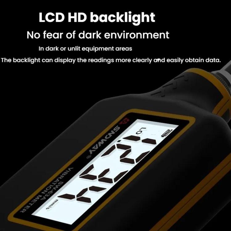 SNDWAY SW-63A Digital Vibrometer Motor Fault Detector Mechanical Vibration Measurement - Other Tester Tool by SNDWAY | Online Shopping UK | buy2fix