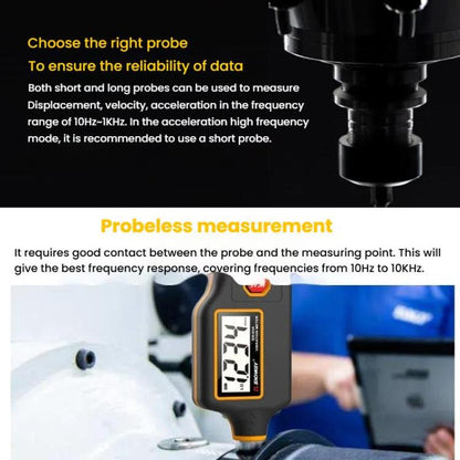 SNDWAY SW-63A Digital Vibrometer Motor Fault Detector Mechanical Vibration Measurement - Other Tester Tool by SNDWAY | Online Shopping UK | buy2fix