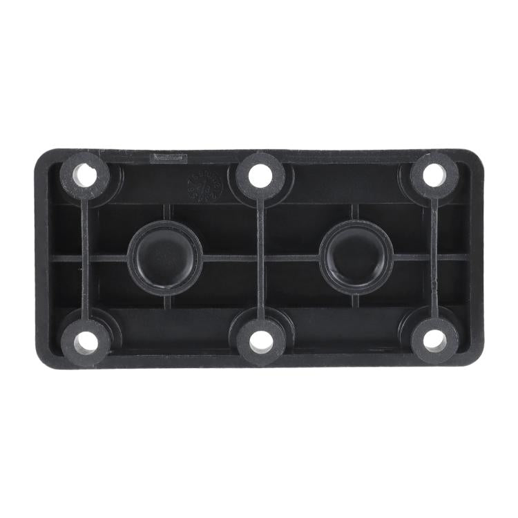 600A RV Yacht Copper Bolt 4 Stud Heavy Duty Busbar Terminal, Color: Black Single - Fuse by buy2fix | Online Shopping UK | buy2fix