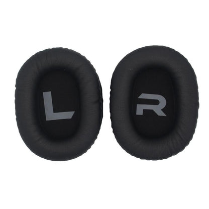 For Somic G936N / G936Pro Commander 1pair Headphones Earmuffs Sponge Covers(Black Leather) - Earmuff & Pad by buy2fix | Online Shopping UK | buy2fix