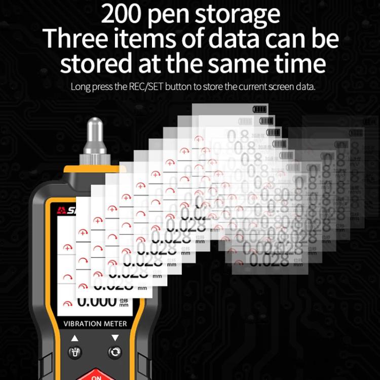 SNDWAY SW-65A Digital Vibrometer Motor Fault Vibration Detector Vibration Pen - Other Tester Tool by SNDWAY | Online Shopping UK | buy2fix