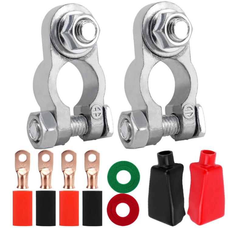 M8 RV Yacht Battery Zinc Alloy Battery Terminal Wiring Clip, Specification: 2x5/16 inch - Booster Cable & Clip by buy2fix | Online Shopping UK | buy2fix