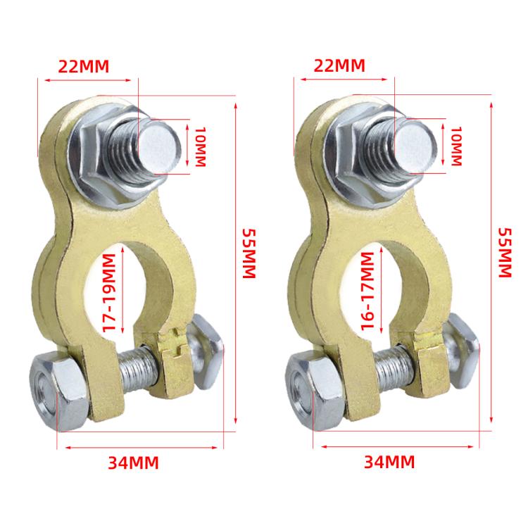 M10 RV Yacht Battery Zinc Alloy Battery Terminal Wiring Clip, Specifications: Set 1 - Booster Cable & Clip by buy2fix | Online Shopping UK | buy2fix