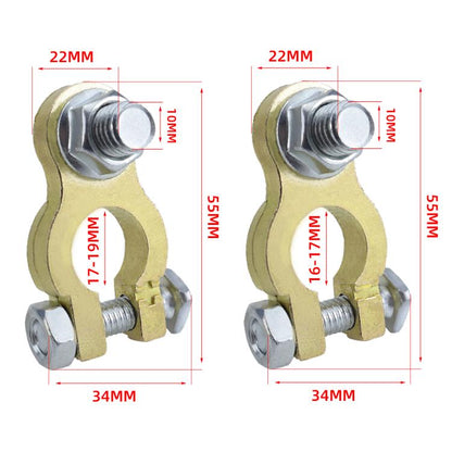 M10 RV Yacht Battery Zinc Alloy Battery Terminal Wiring Clip, Specifications: Set 1 - Booster Cable & Clip by buy2fix | Online Shopping UK | buy2fix
