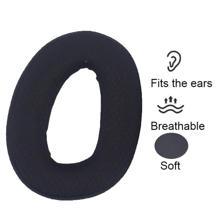 For EPOS H3 / H3 Pro 1pair Headphones Ear Covers Earmuffs, Color: Black Football Net - Earmuff & Pad by buy2fix | Online Shopping UK | buy2fix