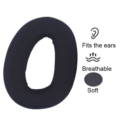 For EPOS H3 / H3 Pro 1pair Headphones Ear Covers Earmuffs, Color: Black Football Net - Earmuff & Pad by buy2fix | Online Shopping UK | buy2fix