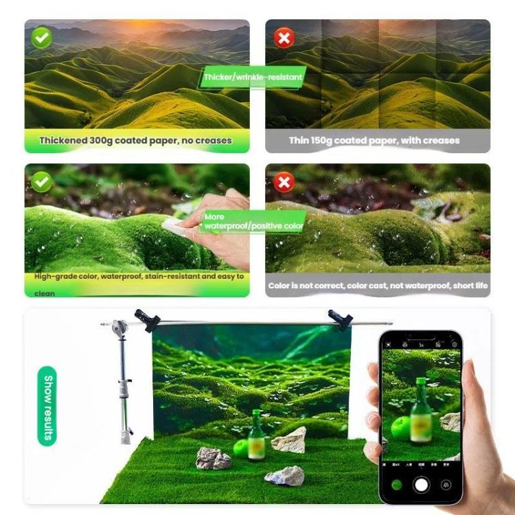 57 x 87cm Double-sided 3D Forest Photography Background Paper Photography Props(07) - Other by buy2fix | Online Shopping UK | buy2fix