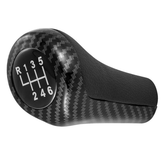 For BMW Automotive Fiber Shift Shifter Handball Header(6 Speed) - Shift Knob by buy2fix | Online Shopping UK | buy2fix