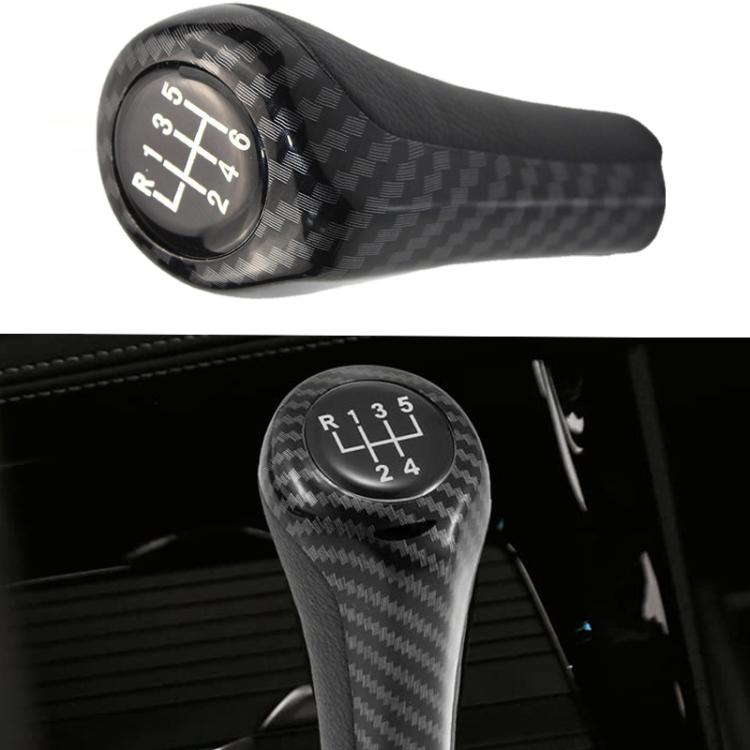 For BMW Automotive Fiber Shift Shifter Handball Header(6 Speed) - Shift Knob by buy2fix | Online Shopping UK | buy2fix