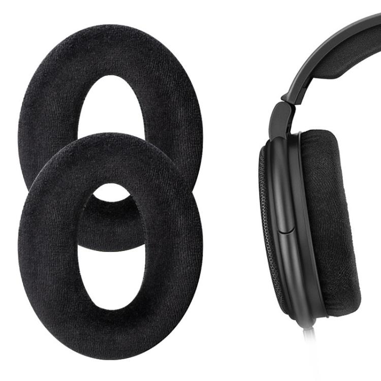 2pcs For Sennheiser HD545 / HD565 / HD580 / HD600 / HD650 Earphone Cover Sponge Earmuffs With Tuning Foam, Material: Protein Leather-Patchwork - Earmuff & Pad by buy2fix | Online Shopping UK | buy2fix